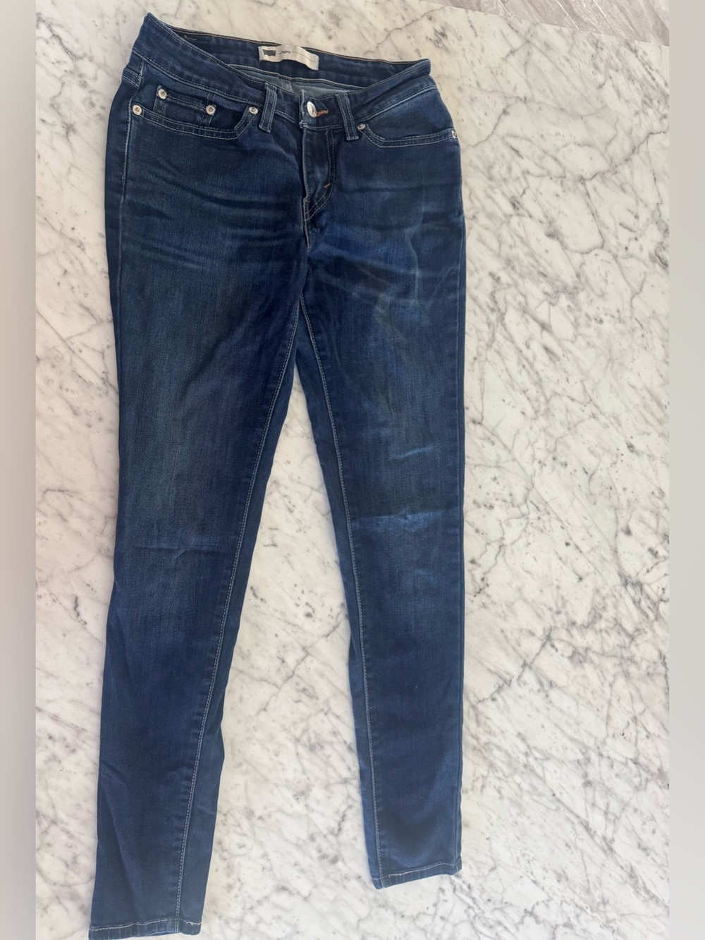 Levi's Navy Blue Skinny Jeans